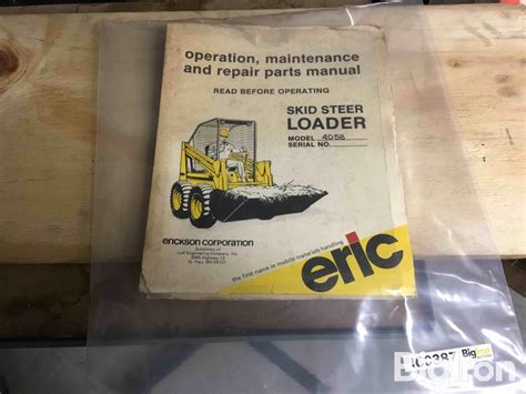 erickson lw 4024 skid steer manual|erickson 4058 skid steer repairs.